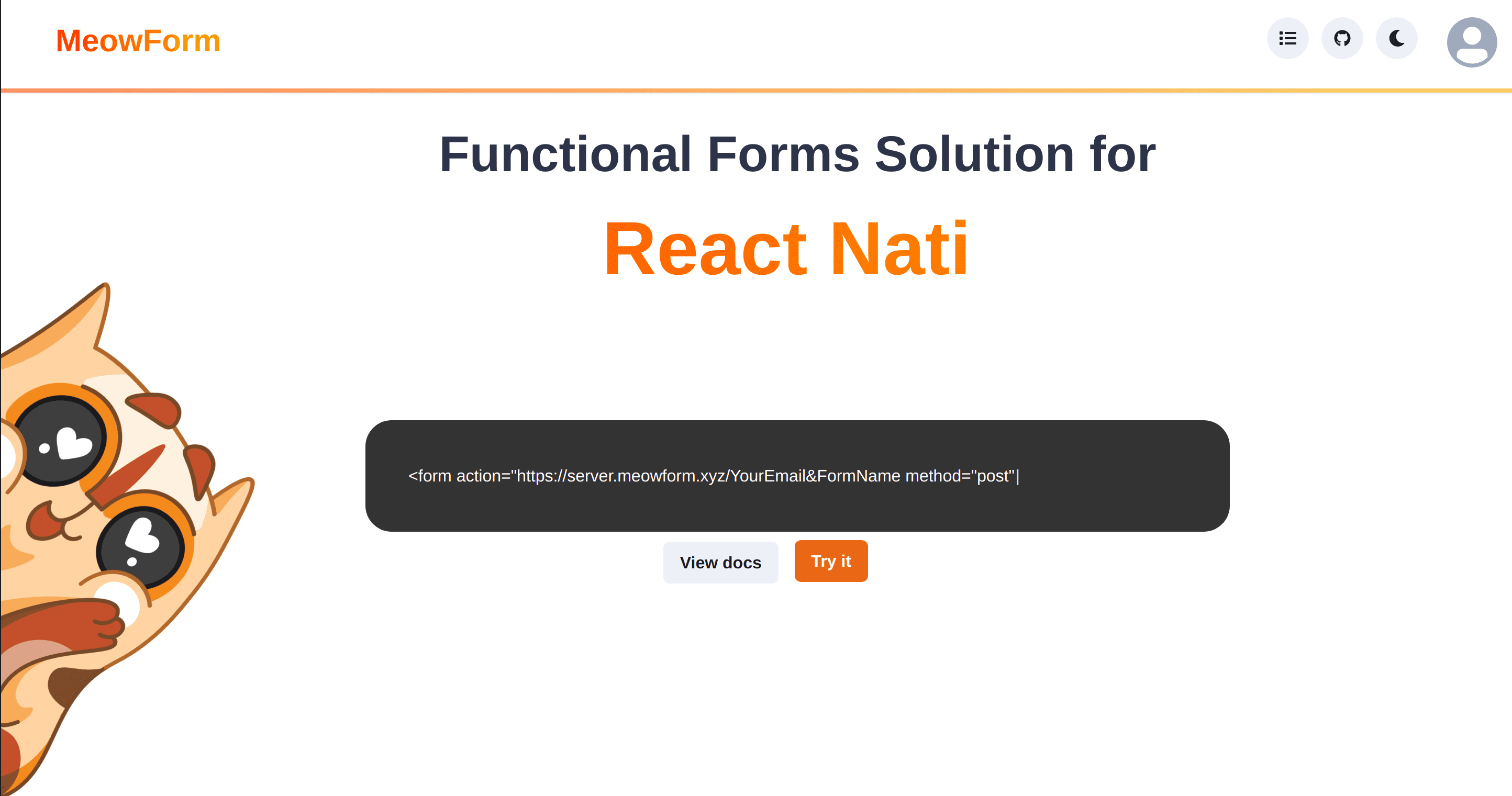 Introducing MeowForms 🐈 -Build Custom forms with no backend code for free 🐱 (my first SaaS product)